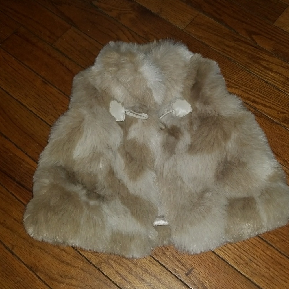 Baby fur vest